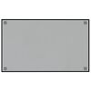 vidaXL Wall-mounted Magnetic Board Black 100x60 cm Tempered Glass