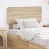 vidaXL Headboard with Headboard Sonoma Oak 90 cm Engineered wood