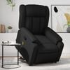 vidaXL Electric Massage Recliner Chair Black Faux Leather