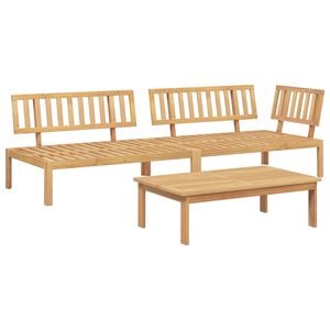 vidaXL Garden Pallet Corner Sofas 2 pcs Solid Wood Acacia