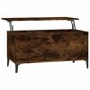 vidaXL Coffee Table Smoked Oak 90x44,5x45 cm Engineered Wood