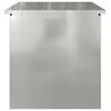 vidaXL Outdoor Storage Box Silver 55 x 50.5 x 50 cm Steel