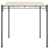 vidaXL Canopy Cream 2x2.3 m 180 g/m&sup2; Fabric and Steel