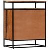 vidaXL Side Cabinet 60x35x76 cm Solid Reclaimed Wood and Steel