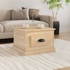 vidaXL Coffee Table Sonoma Oak 50x50x35 cm Engineered Wood