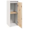 vidaXL Wall Cabinets 2 pcs White 30x30x80 cm Solid Wood Pine