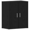 vidaXL Shoe Cabinets 2 pcs Black 31.5x35x70 cm Engineered Wood