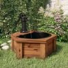 vidaXL Water Fountain with Pump 57x57x53 cm Solid Wood Fir