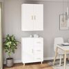 vidaXL Highboard White Engineered Wood