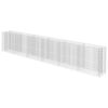 vidaXL Gabion Raised Bed | Silver | Galvanised Steel | Large