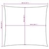 vidaXL Sunshade Sail Oxford Fabric Square 2x2 m White