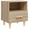 vidaXL Bedside Cabinet Sonoma Oak 40x35x47 cm