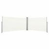 vidaXL Retractable Side Awning 160x600 cm Cream