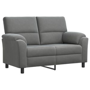 vidaXL Sofa Dark Grey 154 x 85 x 93 cm Velvet