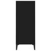 vidaXL Sideboard Black 57x35x90 cm Engineered Wood