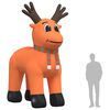 vidaXL Christmas Inflatable Reindeer with LEDs 400 cm