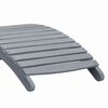vidaXL Sun Lounger with Cushion Grey Solid Acacia Wood