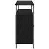 vidaXL Sideboard Black Oak 100 x 35 x 80 cm Engineered Wood