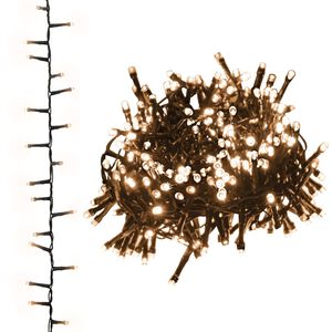 vidaXL Compact LED String with 400 LEDs Warm White 13 m PVC