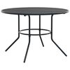 vidaXL Patio Table Round Anthracite &Oslash;110x72.5 cm Powder-coated Steel