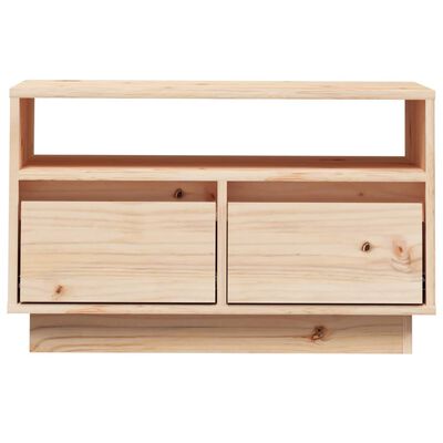 vidaXL TV Cabinet 60x35x37 cm Solid Wood Pine