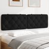 vidaXL Headboard Cushion Black 180 cm Velvet
