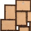 vidaXL Collage Photo Frame for 10x(13x18 cm) Picture Dark Brown MDF