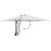 vidaXL Garden Parasol Sand 248.5 x 247.5 x 160 cm Polyester and Steel