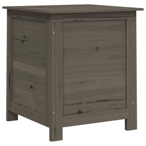 vidaXL Cushion Box | Anthracite | Solid fir wood | 50x50x56 cm | Cushion Box