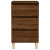 vidaXL Bedside Cabinet Brown Oak 40x35x70 cm Engineered Wood