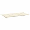 vidaXL Garden Bench Cushion Cream 100x50x4 cm Oxford Fabric