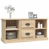 vidaXL TV Cabinet Sonoma Oak 99.5x35.5x48 cm Engineered Wood