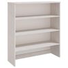 vidaXL Top For Highboard | White | Solid pinewood, MDF | 90x30x100 cm | Storage