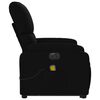 vidaXL Electric Stand up Massage Recliner Chair Black Fabric
