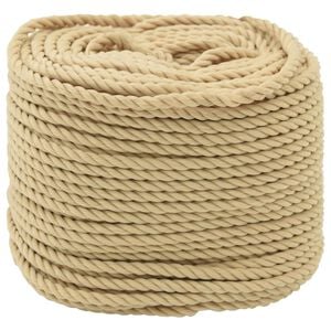 vidaXL Boat Rope 6 mm 50 m Natural