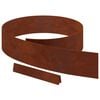 vidaXL Lawn Edging 4 pcs Rusty 450 x 0.05 x 15 cm Weathering Steel