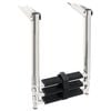 vidaXL Folding Boarding Ladder 3-step Stainless Steel