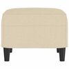 vidaXL Footstool Cream 60x50x41 cm Fabric