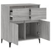 vidaXL Sideboard Grey Sonoma 60x35x70 cm Engineered Wood