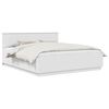 vidaXL Bed Frame with Headboard White 180 x 200 cm Engineered Wood