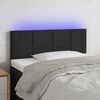 vidaXL LED Headboard Black 100 cm Velvet