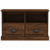 vidaXL TV Cabinet Brown Oak 80x35x50 cm Engineered Wood