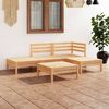 vidaXL 5 Piece Garden Lounge Set Solid Pinewood