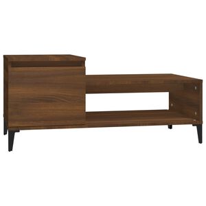 vidaXL Coffee Table Brown Oak 100x50x45 cm Engineered Wood