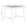 vidaXL 5 Piece Garden Dining Set Solid Acacia Wood