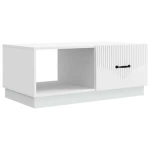 vidaXL Coffee Table White 90 x 50 x 37 cm Engineered Wood