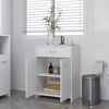vidaXL Bathroom Cabinet White 60x33x80 cm Engineered Wood