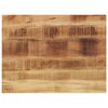 vidaXL Table Top 70x60x1,5 cm Rectangular Solid Wood Rough Mango