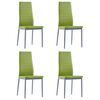 vidaXL Five Piece Dining Set Green