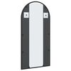 vidaXL Wall Mirror Black 40x80 cm Arch Iron
